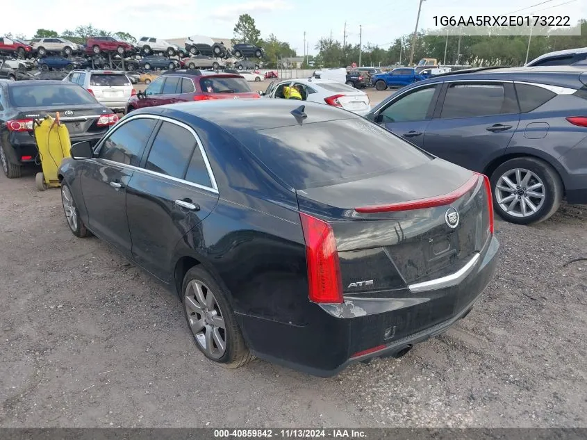 2014 Cadillac Ats Standard VIN: 1G6AA5RX2E0173222 Lot: 40859842