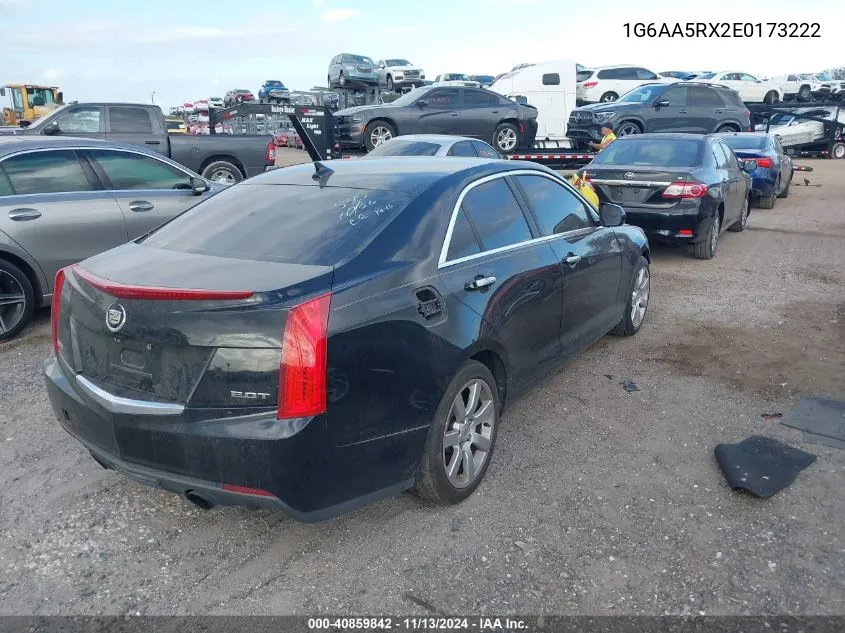 2014 Cadillac Ats Standard VIN: 1G6AA5RX2E0173222 Lot: 40859842