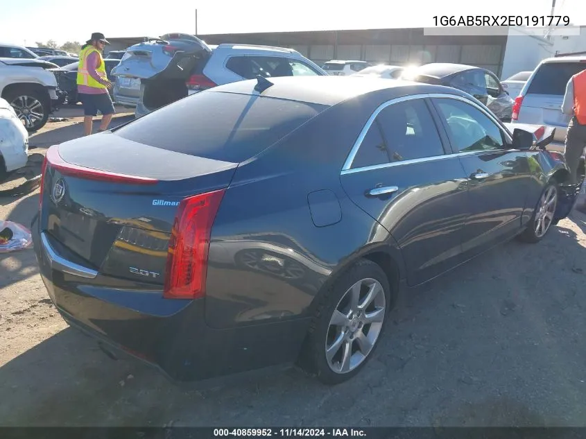 2014 Cadillac Ats Luxury VIN: 1G6AB5RX2E0191779 Lot: 40859952