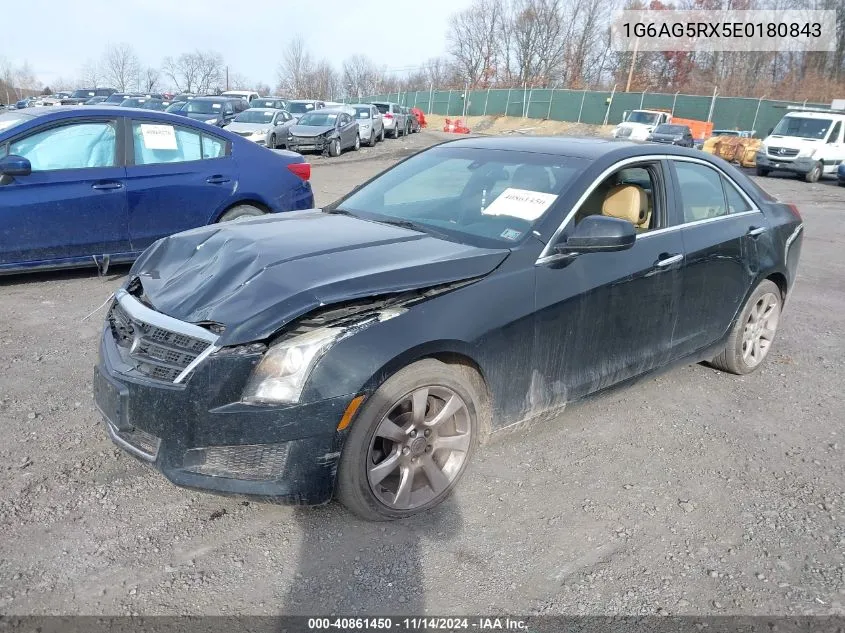 2014 Cadillac Ats Standard VIN: 1G6AG5RX5E0180843 Lot: 40861450