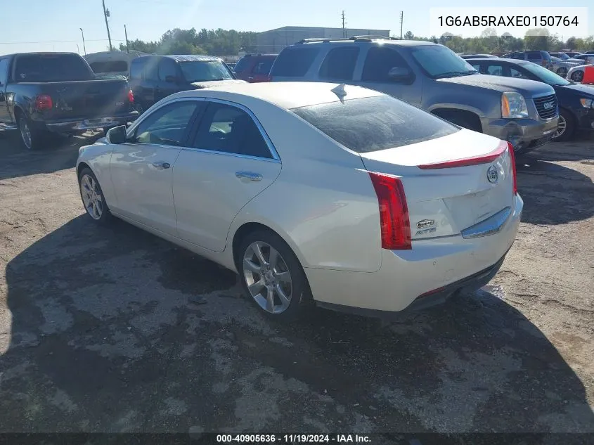 1G6AB5RAXE0150764 2014 Cadillac Ats Luxury