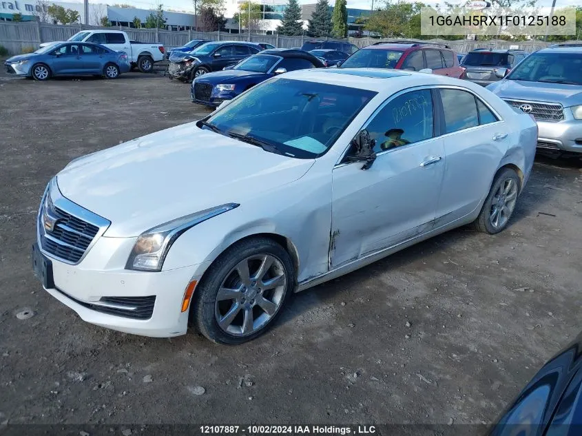 2015 Cadillac Ats VIN: 1G6AH5RX1F0125188 Lot: 12107887