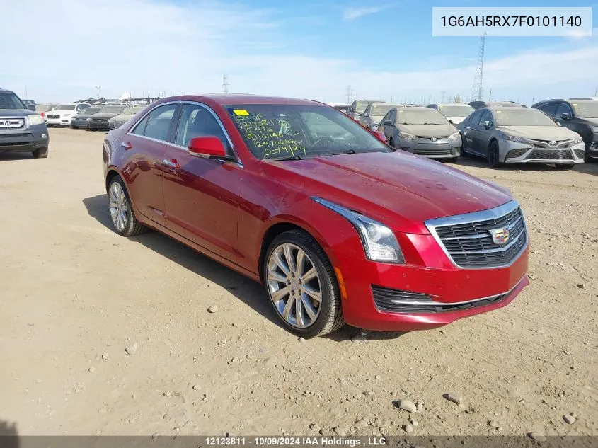 2015 Cadillac Ats VIN: 1G6AH5RX7F0101140 Lot: 12123811