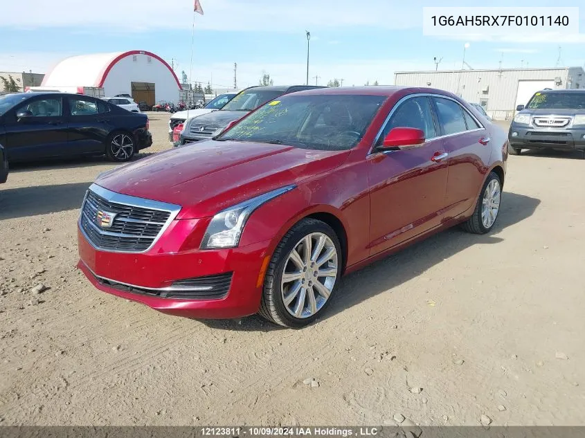 2015 Cadillac Ats VIN: 1G6AH5RX7F0101140 Lot: 12123811