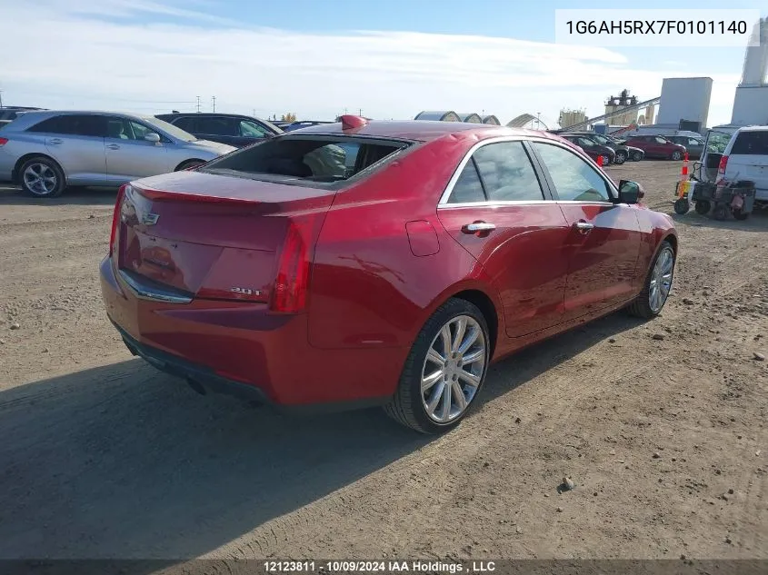 2015 Cadillac Ats VIN: 1G6AH5RX7F0101140 Lot: 12123811