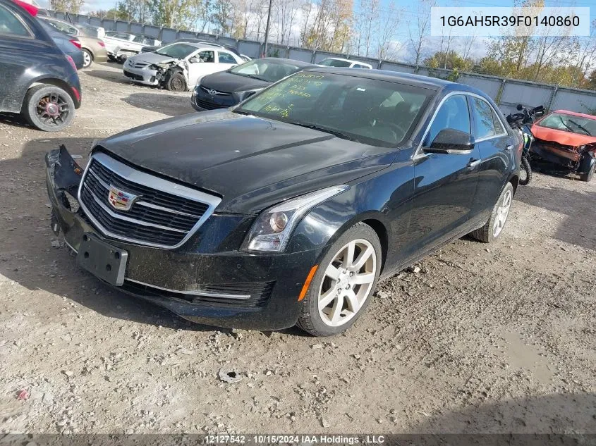 2015 Cadillac Ats VIN: 1G6AH5R39F0140860 Lot: 12127542