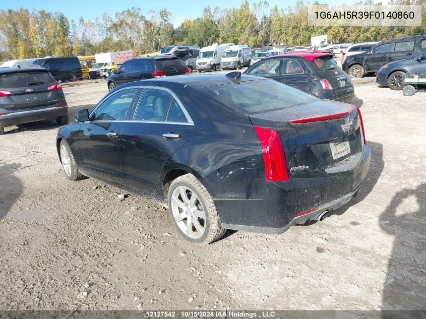 2015 Cadillac Ats VIN: 1G6AH5R39F0140860 Lot: 12127542