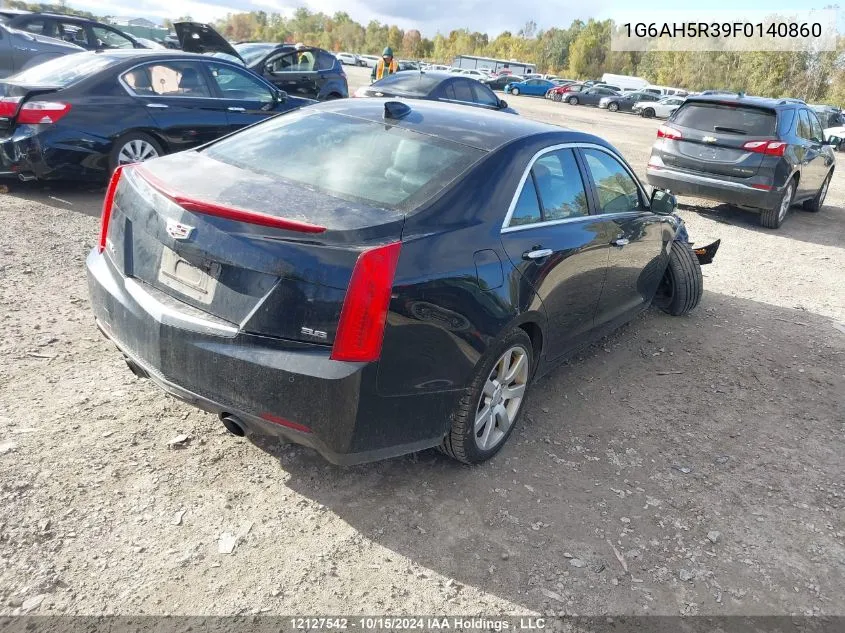 2015 Cadillac Ats VIN: 1G6AH5R39F0140860 Lot: 12127542