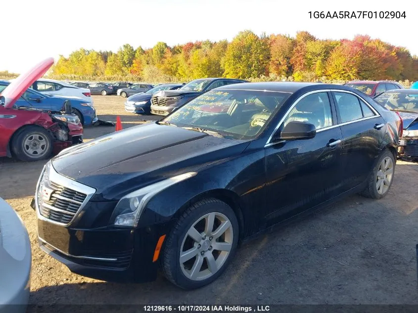 2015 Cadillac Ats VIN: 1G6AA5RA7F0102904 Lot: 12129616