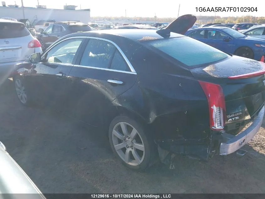 2015 Cadillac Ats VIN: 1G6AA5RA7F0102904 Lot: 12129616