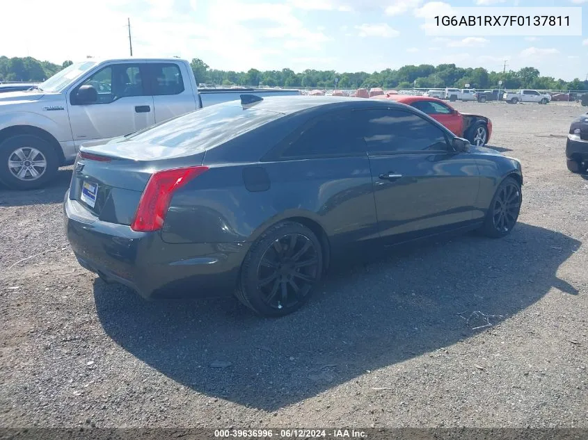 2015 Cadillac Ats Luxury VIN: 1G6AB1RX7F0137811 Lot: 39636996