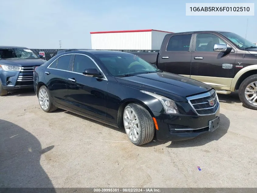 2015 Cadillac Ats Luxury VIN: 1G6AB5RX6F0102510 Lot: 39995381