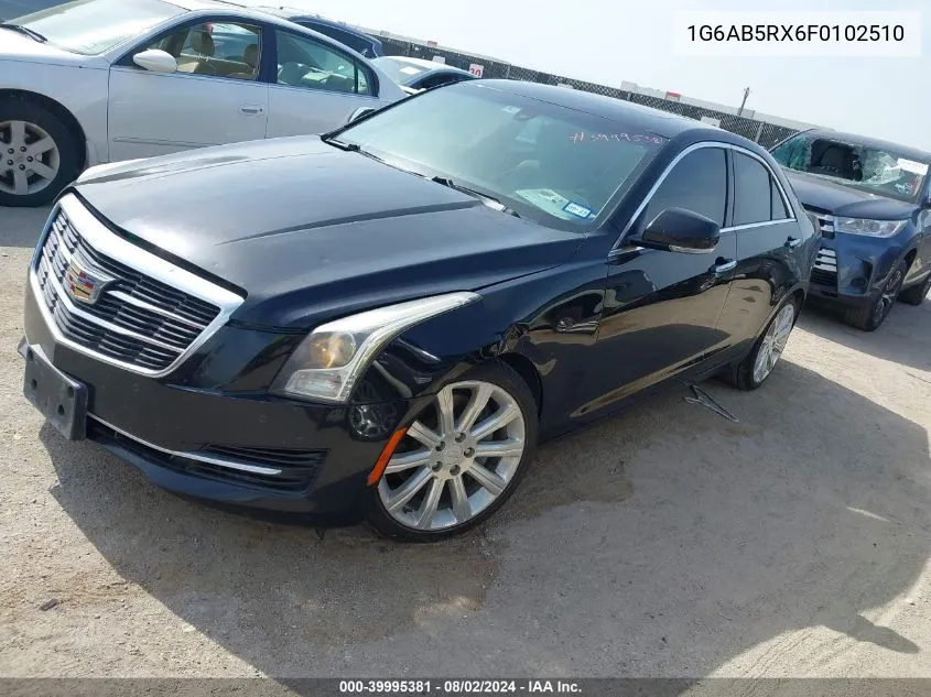 1G6AB5RX6F0102510 2015 Cadillac Ats Luxury