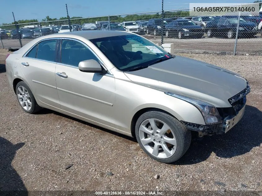 2015 Cadillac Ats Standard VIN: 1G6AG5RX7F0140460 Lot: 40128636