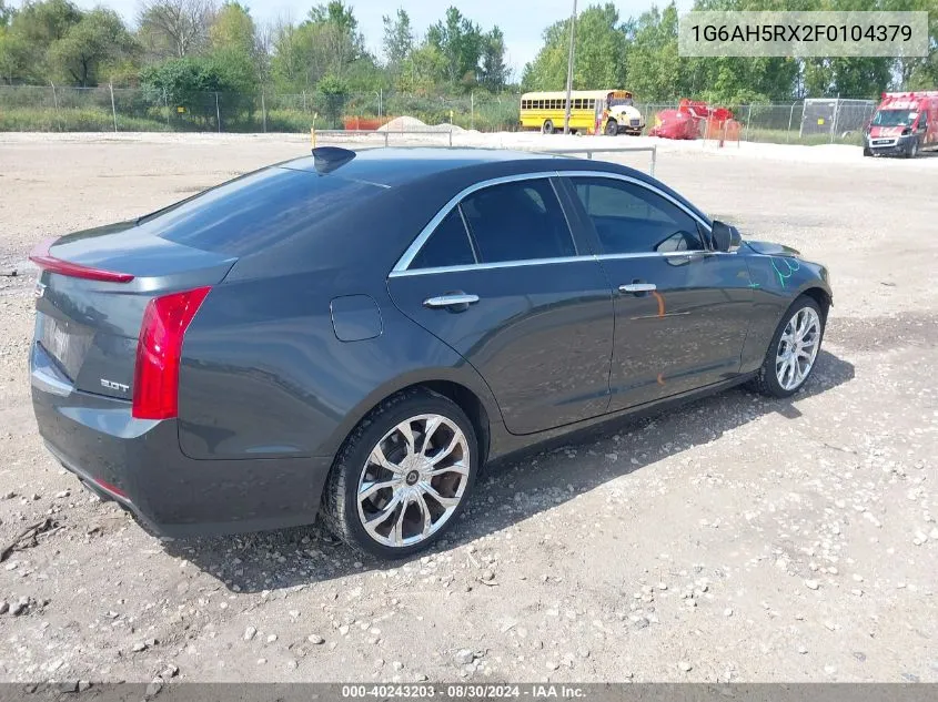 1G6AH5RX2F0104379 2015 Cadillac Ats Luxury