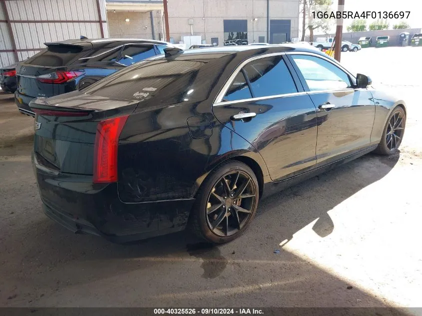 1G6AB5RA4F0136697 2015 Cadillac Ats Luxury