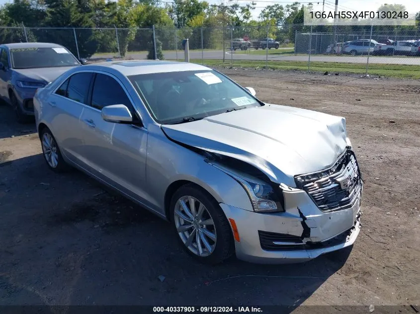 2015 Cadillac Ats Luxury VIN: 1G6AH5SX4F0130248 Lot: 40337903