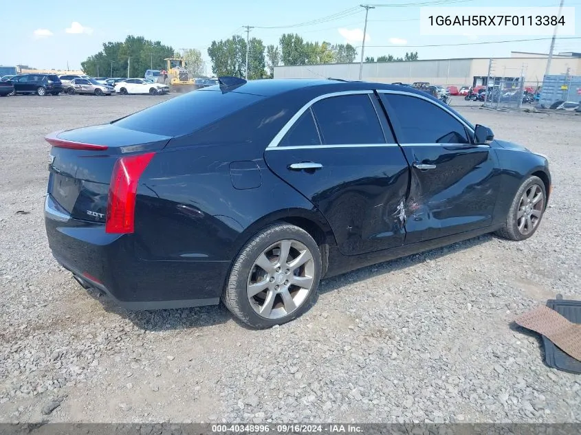 2015 Cadillac Ats Luxury VIN: 1G6AH5RX7F0113384 Lot: 40348996