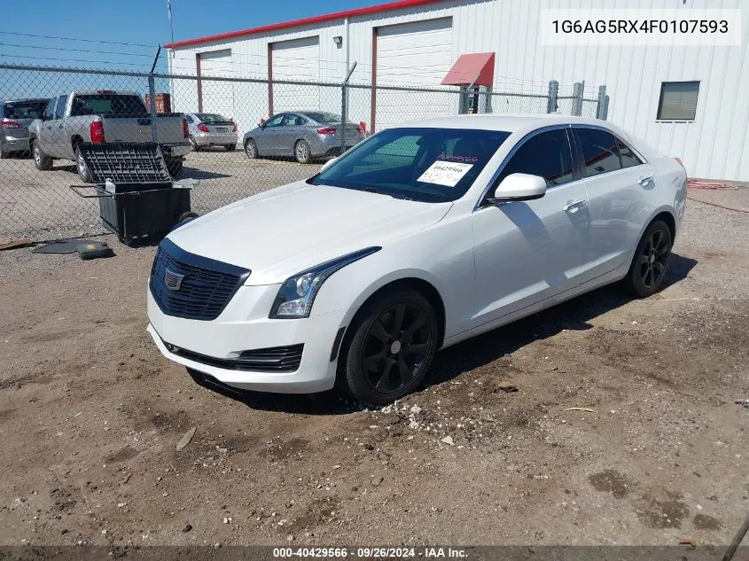 1G6AG5RX4F0107593 2015 Cadillac Ats Standard