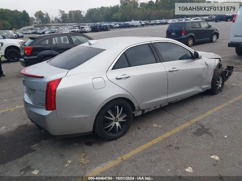 2015 Cadillac Ats Luxury VIN: 1G6AH5RX2F0131579 Lot: 40464780