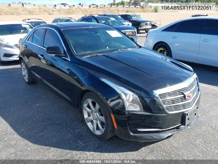 1G6AB5SX1F0122061 2015 Cadillac Ats Luxury