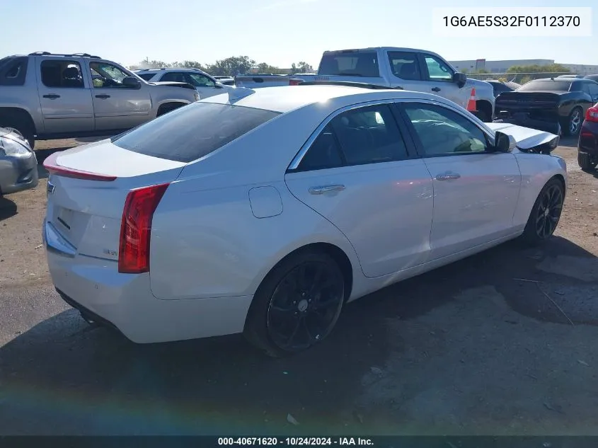 2015 Cadillac Ats Premium VIN: 1G6AE5S32F0112370 Lot: 40671620