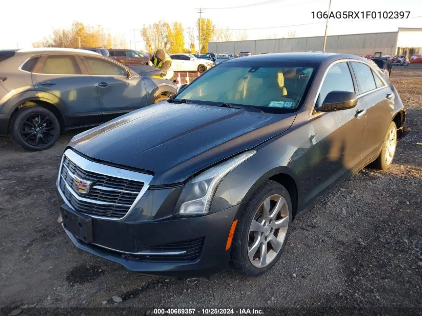 2015 Cadillac Ats Standard VIN: 1G6AG5RX1F0102397 Lot: 40689357