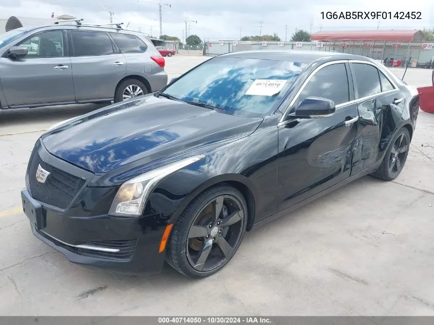 2015 Cadillac Ats Luxury VIN: 1G6AB5RX9F0142452 Lot: 40714050