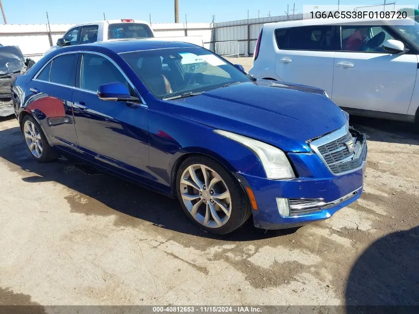 2015 Cadillac Ats Performance VIN: 1G6AC5S38F0108720 Lot: 40812653