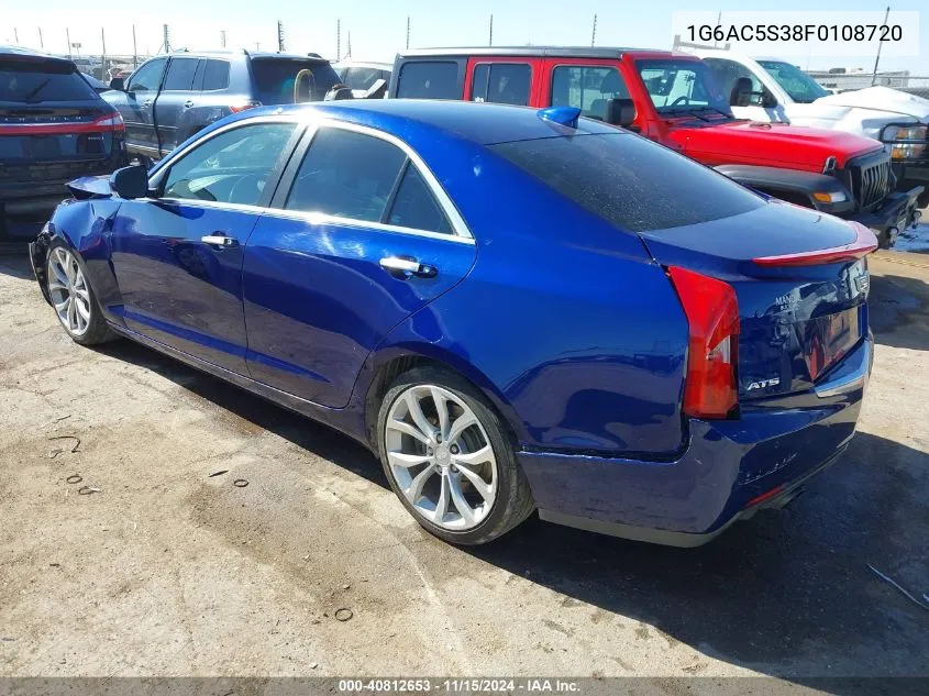 2015 Cadillac Ats Performance VIN: 1G6AC5S38F0108720 Lot: 40812653