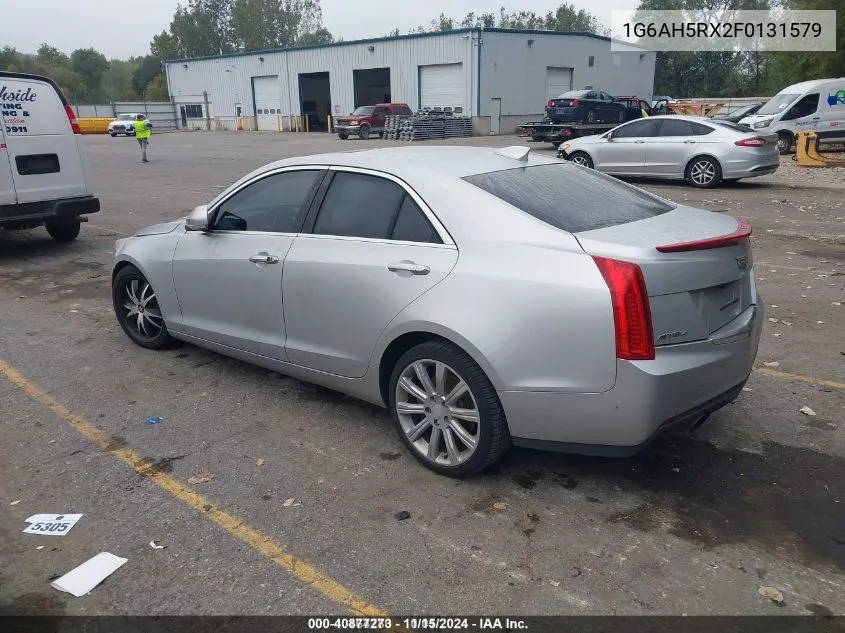 2015 Cadillac Ats Luxury VIN: 1G6AH5RX2F0131579 Lot: 40877273