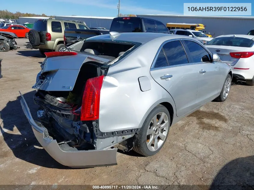 2015 Cadillac Ats Luxury VIN: 1G6AH5R39F0122956 Lot: 40895717