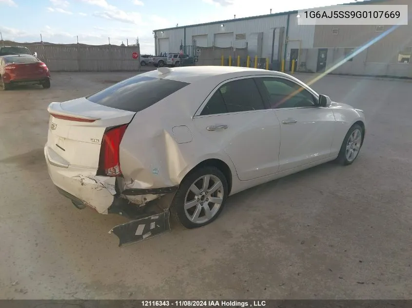 2016 Cadillac Ats Performance VIN: 1G6AJ5SS9G0107669 Lot: 12116343