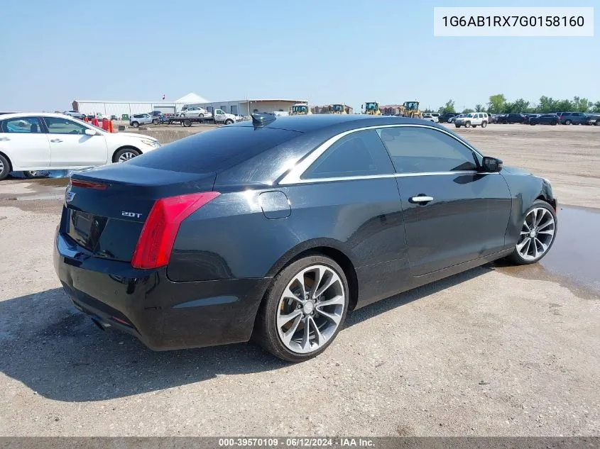 2016 Cadillac Ats Luxury Collection VIN: 1G6AB1RX7G0158160 Lot: 39570109