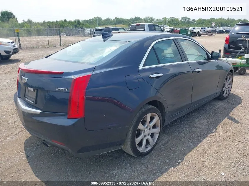 1G6AH5RX2G0109521 2016 Cadillac Ats Luxury Collection