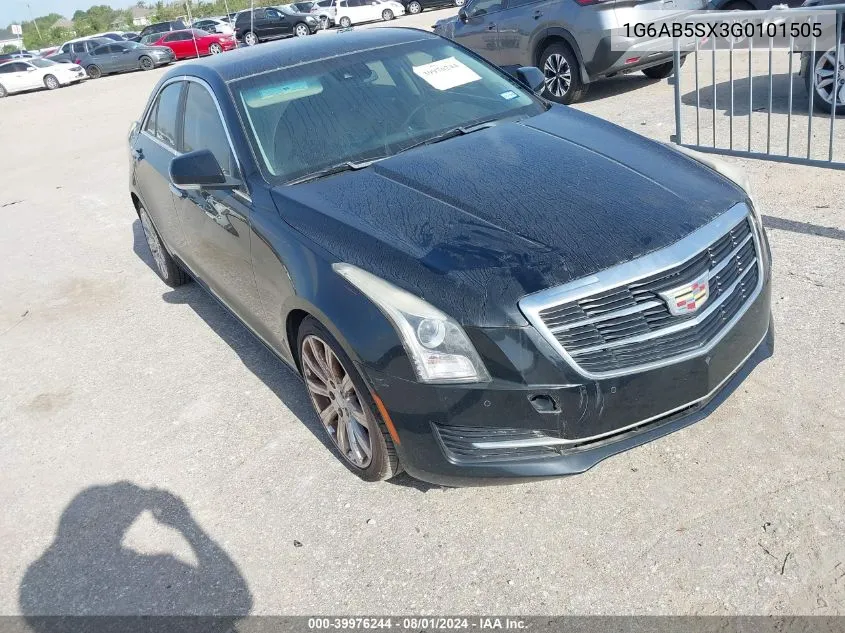 2016 Cadillac Ats Luxury Collection VIN: 1G6AB5SX3G0101505 Lot: 39976244