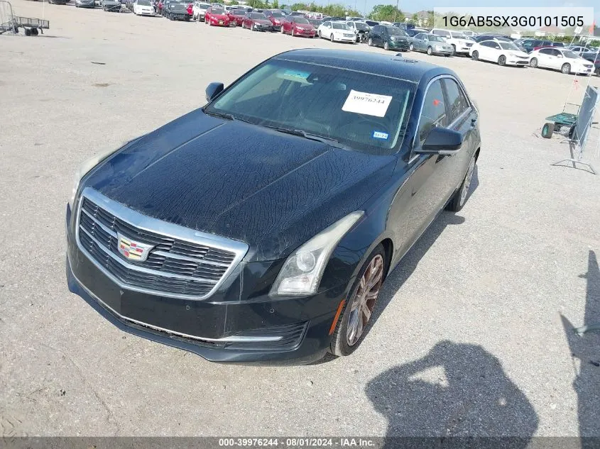 2016 Cadillac Ats Luxury Collection VIN: 1G6AB5SX3G0101505 Lot: 39976244