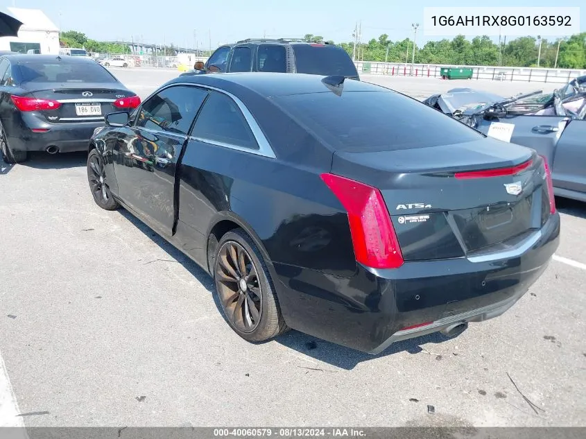 2016 Cadillac Ats Luxury Collection VIN: 1G6AH1RX8G0163592 Lot: 40060579