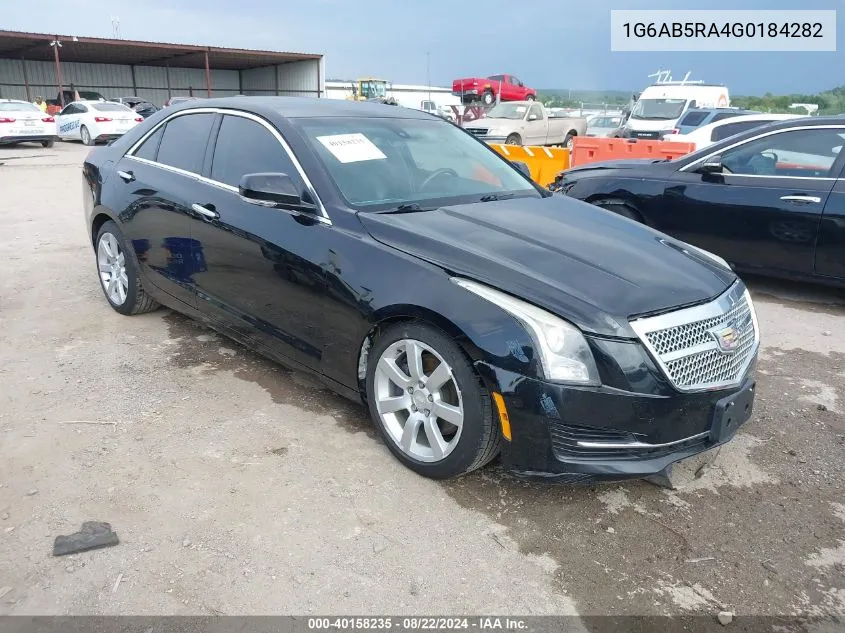 2016 Cadillac Ats Luxury Collection VIN: 1G6AB5RA4G0184282 Lot: 40158235