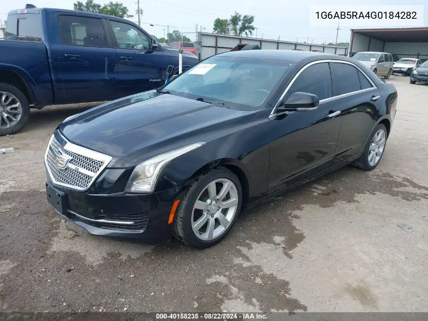 2016 Cadillac Ats Luxury Collection VIN: 1G6AB5RA4G0184282 Lot: 40158235