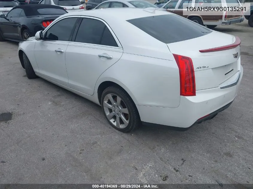 1G6AH5RX9G0135291 2016 Cadillac Ats Luxury Collection