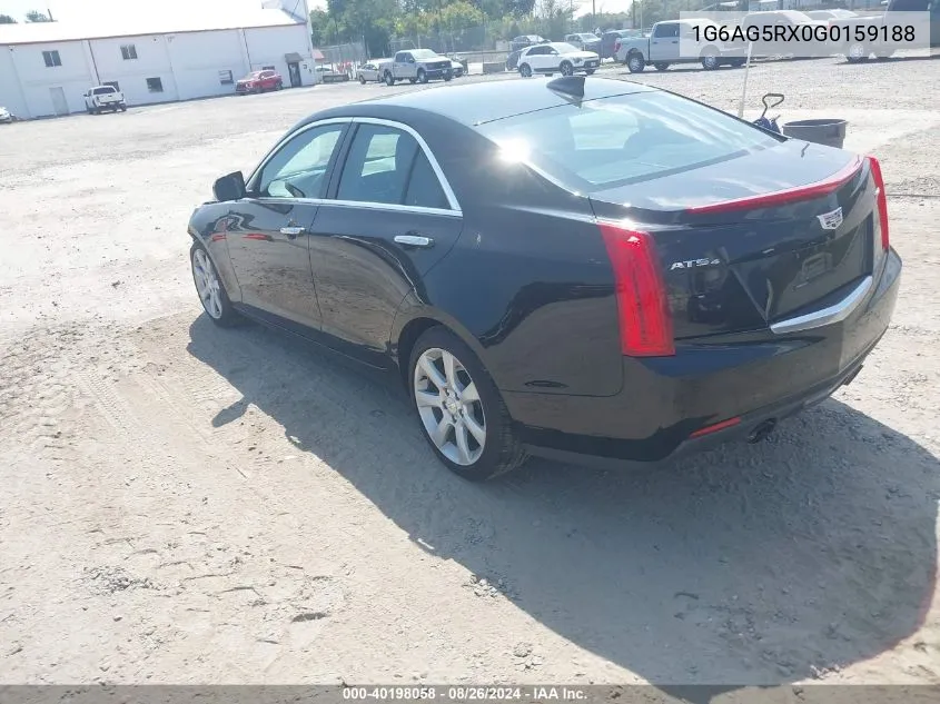 1G6AG5RX0G0159188 2016 Cadillac Ats Standard