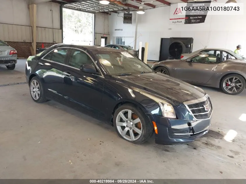 1G6AA5RA1G0180743 2016 Cadillac Ats Standard