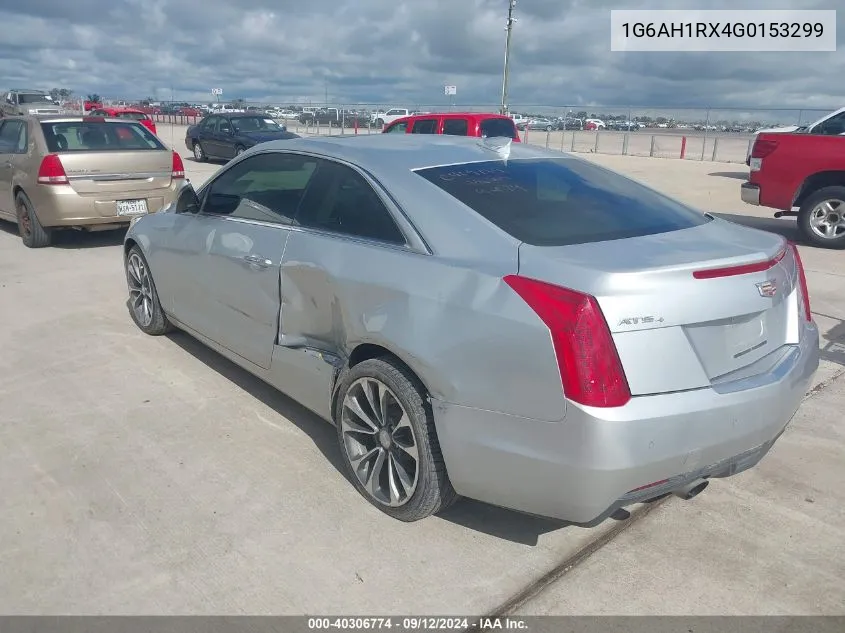 2016 Cadillac Ats Luxury Collection VIN: 1G6AH1RX4G0153299 Lot: 40306774