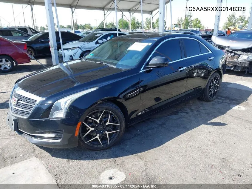 2016 Cadillac Ats VIN: 1G6AA5RXXG0148328 Lot: 40310965