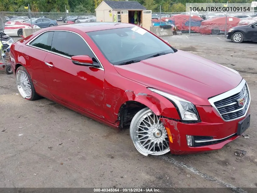 2016 Cadillac Ats Performance Collection VIN: 1G6AJ1RX5G0109154 Lot: 40345064