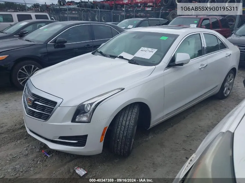 2016 Cadillac Ats Luxury Collection VIN: 1G6AB5SX9G0195311 Lot: 40347359