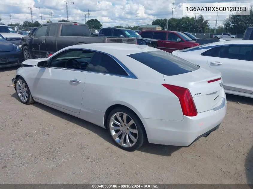 2016 Cadillac Ats Standard VIN: 1G6AA1RX5G0128383 Lot: 40383106