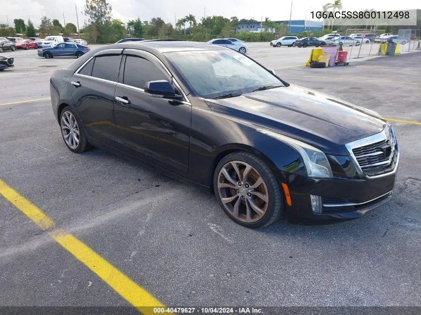 2016 Cadillac Ats Performance Collection VIN: 1G6AC5SS8G0112498 Lot: 40479627