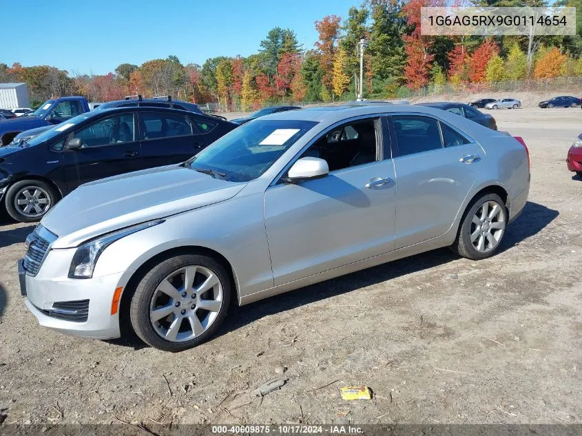 2016 Cadillac Ats Standard VIN: 1G6AG5RX9G0114654 Lot: 40609875